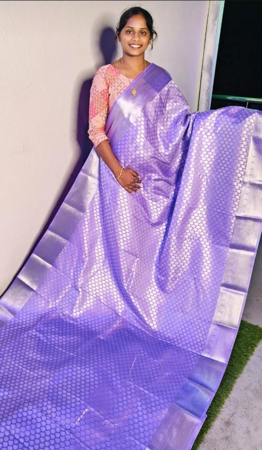 Preimium Voilet Colour Saree